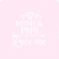 thumbnail image 4 of Inktastic Mimi and Papa Love Me Boys or Girls Baby T-Shirt, 4 of 5