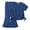 Blue, variant on Gerichy Girls Summer Outfits, Girls Short Leeved Shorts Suit Comfortable Breathable Short Sleeved Vest Fashionable Tie Dye Print Girls Suit