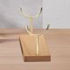 thumbnail image 3 of Jewelry display stand, double fork bracket, metal rolling cart, elegant pendant ornament, foldable portable stand, metal frame, for office decor,topliu, 3 of 8