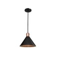 thumbnail image 3 of Luminario Colgante Campana Metal Negro Copo Cobre Maxxi, 3 of 4
