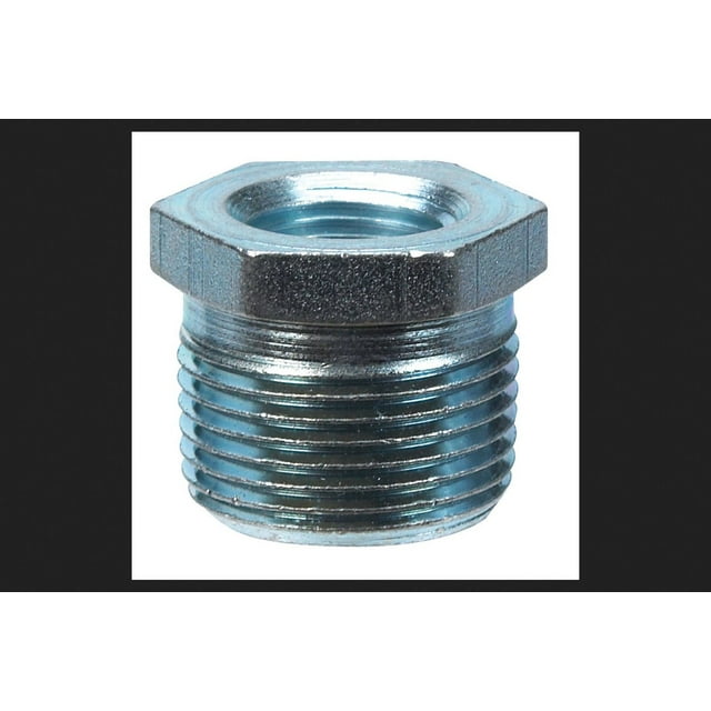 Buje hexagonal Billco de acero galvanizado MPT de 3/4 pulgadas x 1/4 pulgadas