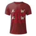thumbnail image 5 of LUOGENLI T-shirts pour Homme pour Hommes T-Shirt Imprimé de Mode pour Homme T-shirts pour Hommes T-shirts Graphiques T-shirts de Pêche T-shirts de la Saint-Patrick pour Homme T-Shirt Graphique Saint-Patrick Rouge TG, 5 of 5