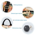 thumbnail image 7 of FORMRS Women's Travel Backpack Purse Anti-Theft Hidden Pockets Casual Shoulder Bag, Pink Cityscape Painting, 7 of 7