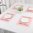 thumbnail image 7 of Unique Bargains Set of 6 Silicone Placemats for Kitchen Dining Table Decor Pink, 7 of 7