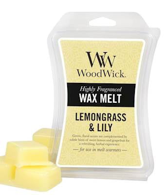 LEMONGRASS LILY WoodWick Hourglass 3 oz Wax Melt 