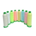 thumbnail image 2 of FRCOLOR Luminous Sewing Thread 5pcs 1000 Yards Glow In The Dark Embroidery Thread Luminous Polyester Sewing Thread (Random Color),1.97"X1.97"X4.92", 2 of 5