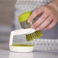 thumbnail image 5 of 1PC Deluxe Multifunctional Pressing Cleaning Brush - 2-in-1 Soap Dispensing Dish Scrub, Kitchen Essential with Ergonomic Handle, Soft Bristles, and Durable Construction for Effective Cleaning and Orga, 5 of 5