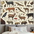 thumbnail image 2 of JRXY Wild Animal Pattern Tapestry - High-Quality Short Plush, Soft and Lightweight Painting, 2 of 6