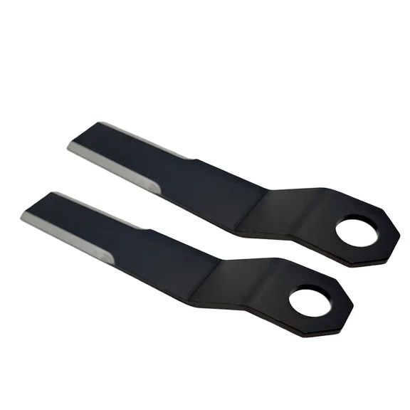 Replacement Rotary Cutter Blades - Compatible with Mower King Skid Steer Brush Hog | AR400 Steel Construction | 3-Blade Set for Grass & Brush Cutting