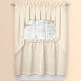 thumbnail image 3 of Collections Etc Lorraine Home Fashions Ribcord Valance, 54-Inch x 12-Inch, Buttercream, 3 of 5