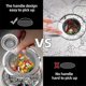 thumbnail image 2 of 2 Pack Upgraded Stainless Steel Kitchen Sink Strainer,with Lift-up Handle,Rust Free,Anti Clogging, 2 of 3