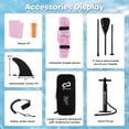thumbnail image 7 of Spaco Inflatable iSUP Paddle Board, Detachable Paddle, 3 Fins, Carry Backpack, Water Sports, L Size, 7 of 7