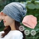 thumbnail image 3 of Qarigey Gorro de nailon y LICRA para mujer, gorros con estilo, accesorios ajustables para la cabeza, gorro de punto, tocado de otoño, azul Sombreros Rosado Qarigey AP011230-05, 3 of 6