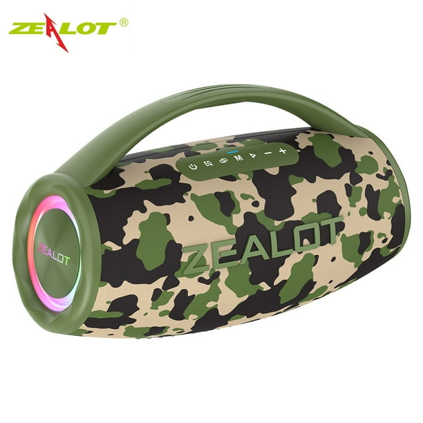 Altavoz estéreo inalámbrico ZEALOT BT con sonido potente de 80 W
