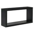 thumbnail image 4 of EUROCO Modern Console Table,59.6" Wood Entryway Table with Storage,Narrow Long Sofa Table Behind Couch Table for Living Room,Foyer, Hallway,Black, 4 of 7