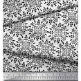 thumbnail image 2 of Soimoi Cotton Voile Fabric Floral Block Printed Craft Fabric by The Yard 42 Inch Wide, 2 of 3