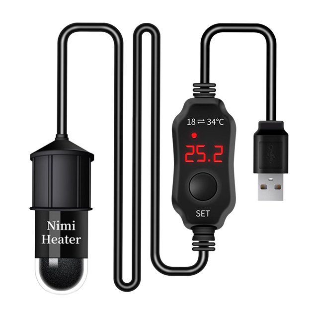 MERIGLARE Aquarium Tank Heater with Controller Intelligent Temperature Controller Cut Off From Water