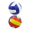 thumbnail image 1 of Paquete de 2 Pelotas de Voleibol de Tamaño Oficial Estándar Profesional 5 Profesional Al Aire Libre Interior Suave Al Tacto Juego de Playa Entrenamien shamjiam Pelota blanda de voleibol, 1 of 9