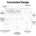 thumbnail image 2 of GuassLee Wall Calendar 2026,Calendar Wall from Jan. 2026 to Dec 2026, 14" X 11" Paper Monthly Planner Wall Hanging Calendar with Thick Paper for Office Home Planning & Organizing, 2 of 7