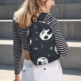 thumbnail image 5 of Goofa The Nightmare Before Christmas Pattern Durable Canvas Daypack - High-Quality Vintage Backpack, Compact & Versatile for Travel and Everyday Use-Medium, 5 of 5