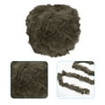 thumbnail image 3 of Uxcell 70yds Faux Fur Yarn,Fuzzy Yarn Crochet Fluffy Yarn Soft Chunky Polyester Plush Fur Eyelash,Dark Brown, 3 of 7