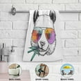 thumbnail image 5 of Dreamtimes Cute Panda Head Hand Towels 2 PCS, Ultra Soft and Highly Absorbent, Forest Animal Decorative Fingertip Towel for Home, Bathroom, Kitchen, 28.3"x14.4", 5 of 5