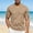 Khaki1, variant on Kojanyu Men's Henley Short Sleeve Shirt Nylon Spandex Stretchy Casual