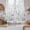 Blue, variant on Colorful Spring Floral Tier Curtains 54 Inch Length, Farmhouse Flowers Modern Botanical Cafe Short Curtains for Bathroom Over Sink, Small Kitchen Curtain Light Filtering Drapes 2 Panels 27.5"Wx54"L