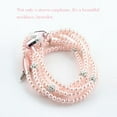 thumbnail image 6 of Dodocool Jewelry Pearl Necklace Stereo Earphones with Microphone 3.5mm In ear Headphone Wired Headset Earbuds for Phone Girls, 6 of 7