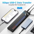 thumbnail image 4 of Hub USB 3.0 de 16 Puertos con Alimentación UL para Carga Inteligente y QC 3.0, 4 of 8