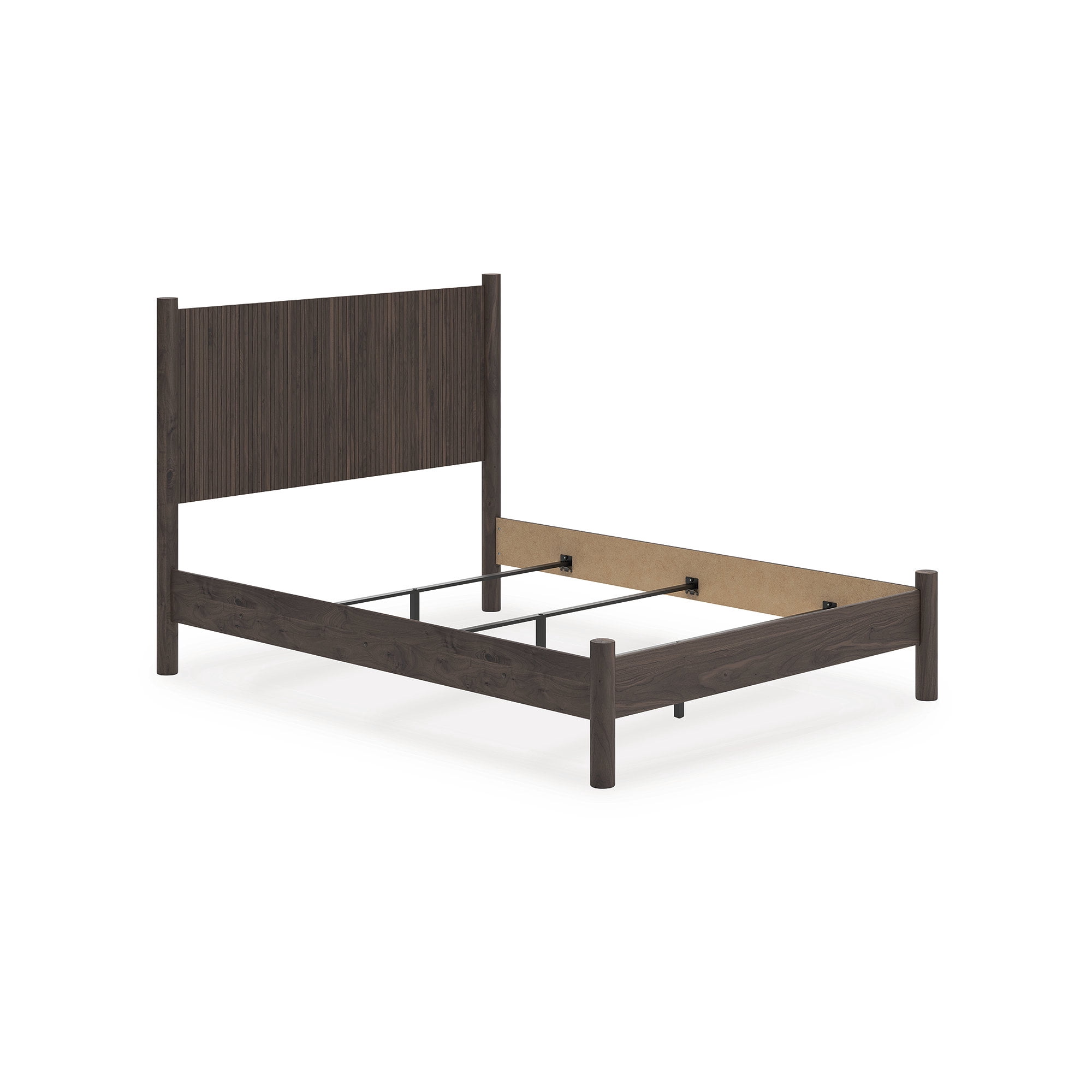 Signature Design by Ashley Cadmori Modern Queen Panel Bed, Brown