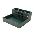 thumbnail image 1 of Soporte para herramientas arbero Antideslizante Desmontable Resistente al desgaste Estante de almacenamiento Soporte para secadores de pelo Peines - verde Sunnimix Estante de tijeras de salón, 1 of 8