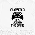 thumbnail image 4 of Inktastic Player 3 Has Joined the Game Girls Toddler Dress, 4 of 5