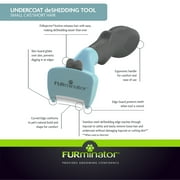 FURminator Small Cat Undercoat deShedding Tool for Short Hair, Reduces Loose Hair from Shedding
