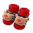 thumbnail image 3 of Santa Figure Knit Socks Cute Baby Snowman Socks Toddler Socks Stockings, 3 of 4