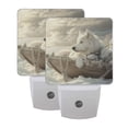thumbnail image 7 of WOBOGO White Alaskan Dog LED Night Light 2 Pcs Set 0.5 Watt Wall Plug in Dusk to Dawn Automatic Switch Soft White Light, 7 of 7