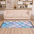 thumbnail image 2 of Yayeee Runner Rug for Bedroom 2'x6' Machine Washable Hallway Non Slip Mat, Purple Art Pattern, 2 of 8