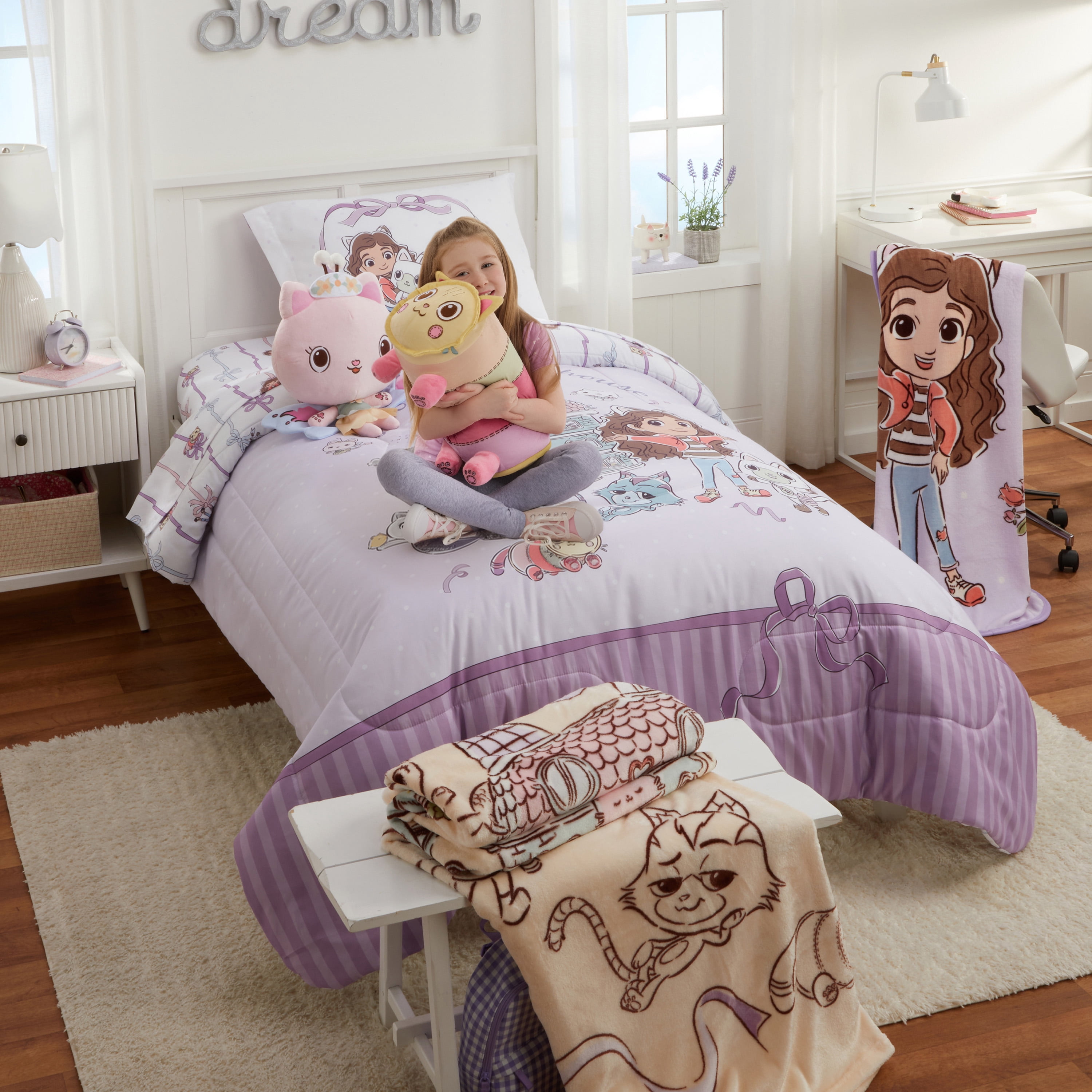 Gabby's Dollhouse Pillowcat Kids Cuddle Pillow Buddy