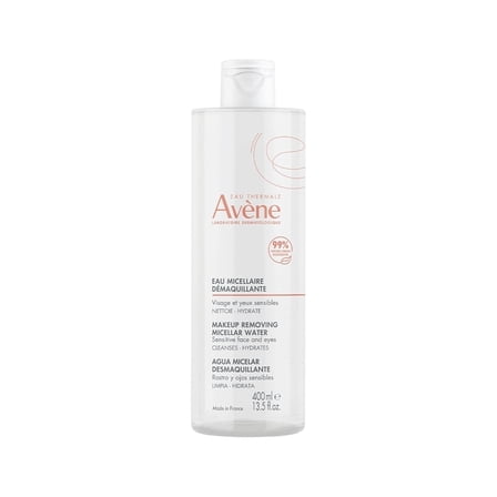 Avene Makeup Removing Micellar Water - 3-in-1 No Rinse Cleanser for all Skin Types, 13.5 fl oz