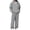 Gray, variant on Voska Mens Sweatsuit 2 Piece Sets Zip Up Hoodie And Wide Leg Sweatpants Baggy Waffle Track Suits Athletic Sweat Set Beige L