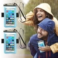 thumbnail image 1 of 2PCAcampar al aire libre Pesca Natación Impermeable A prueba de polvo Teléfono Bolsa impermeable Wmkox8yii  jkg2295, 1 of 2