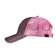 thumbnail image 2 of jiaroswwei Fashion Women Anti Sun Glitter Mesh Adjustable Ponytail Hat Cotton Baseball Cap, 2 of 8