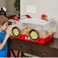 thumbnail image 7 of MidWest Homes for Pets Race Car Hamster Cage, Red, 20", 7 of 7