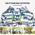 thumbnail image 4 of Sikiie Palm Tree Women's Casual Hoodies Long Sleeve Lightweight Pullover Tops Loose Sweatshirt-Medium, 4 of 7