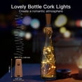 thumbnail image 3 of Luces para botellas de vino Brightown, 20 LED, impermeables, paquete de 10, 3 of 8