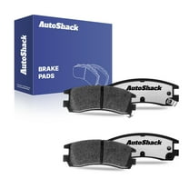 AutoShack Rear Ceramic Brake Pad Kit Driver and Passenger Side Replacement for Chevrolet Impala Monte Carlo Buick Rendezvous LaCrosse Regal Cadillac DeVille Eldorado Saturn SC1 SC2 Pontiac Grand Prix