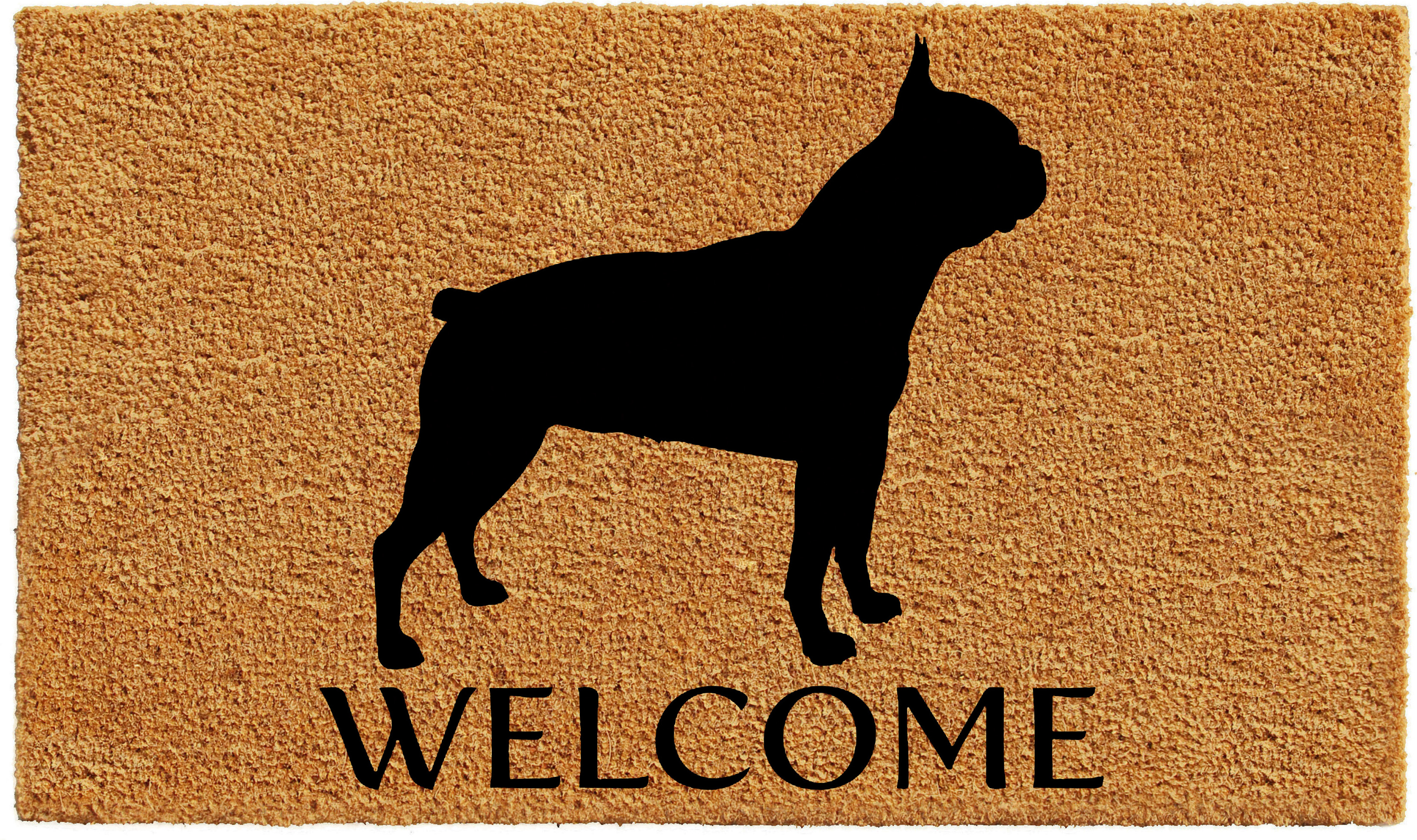 Calloway Mills Boston Terrier Outdoor Doormat 17" x 29"