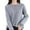 A10727-Gray, variant on Women s Crewneck Merino Wool Sweater 2024 Spring Fall Solid Long Sleeve Seamless Knitted Cardigan Sweater Dark Green M
