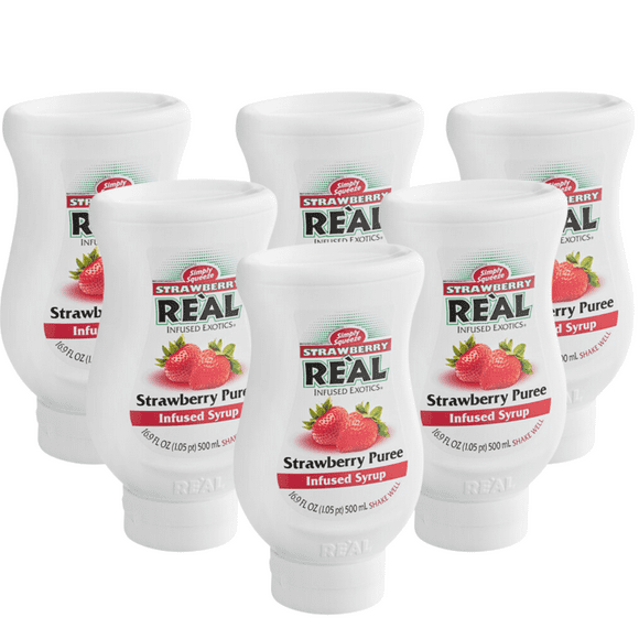 Real Strawberry Puree Infused Syrup | 16.9 fl. oz. Bottle