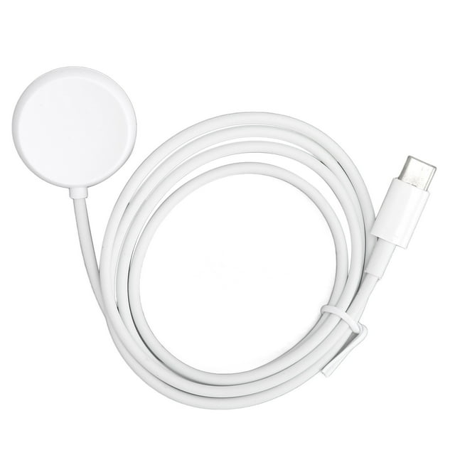 Watch Charger Cable USB C 1m / 3.3ft Portable Watch Magnetic Fast Charging Cable for Google Pixel Smart Watch White